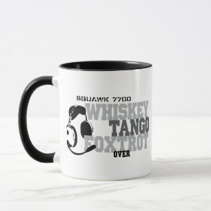 Whiskey Tango Foxtrot - Aviation Humour Mug