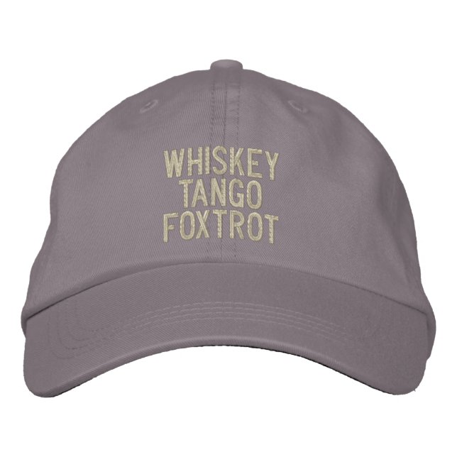Whiskey Tango Foxtrot Pilot Hat (Front)