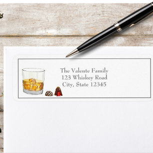 Whiskey Watercolor Chocolate Truffles 