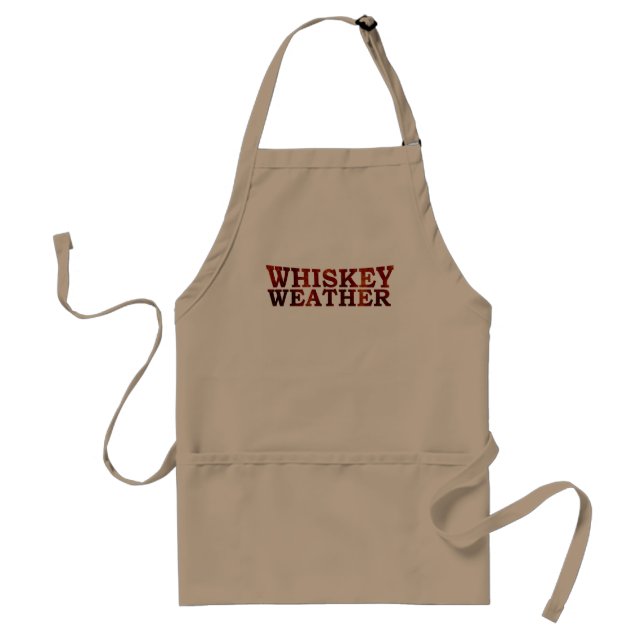 whiskey weather standard apron (Front)
