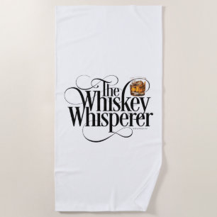 Whiskey Whisperer Beach Towel
