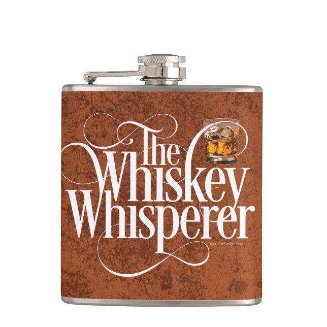Whiskey Whisperer Flask (Front)