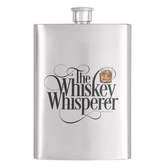 Whiskey Whisperer Flask (Front)