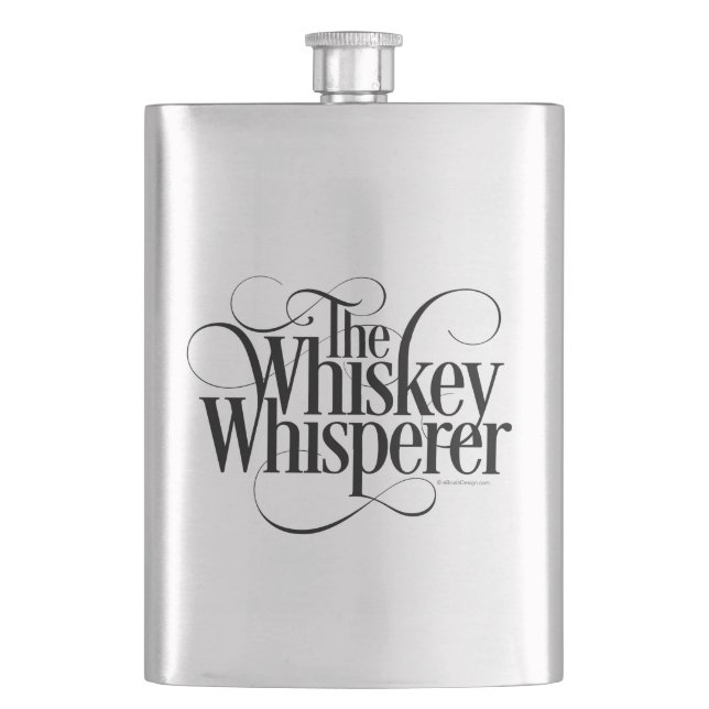 Whiskey Whisperer Flask (Front)