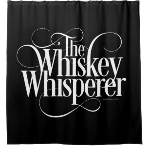 Whiskey Whisperer Shower Curtain