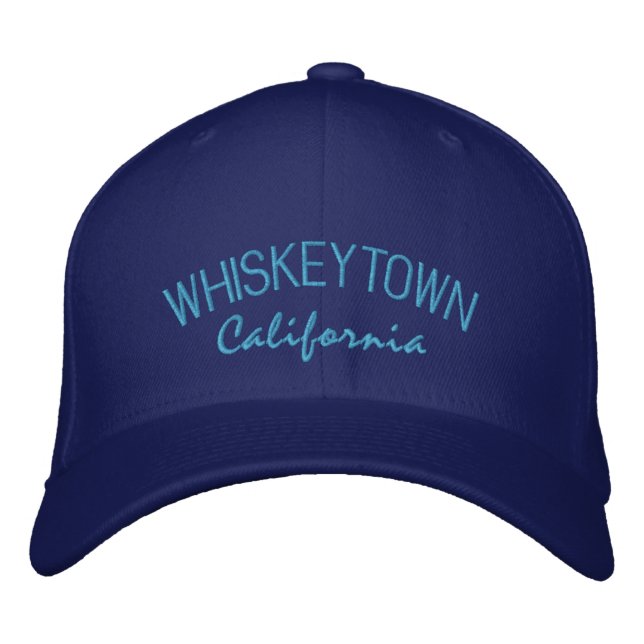 Whiskeytown California Embroidered Hat (Front)