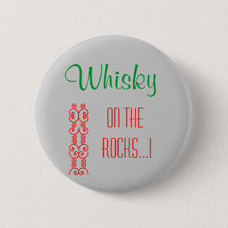 Whisky 6 Cm Round Badge