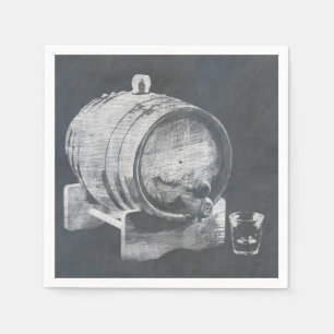 Whisky Barrel Napkin