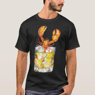 whisky glass watercolor T-Shirt