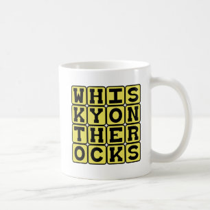 Whisky On The Rocks, Alcohol Drink Coffee Mug