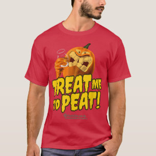 Whisky Statet Treat Me To Peat Halloween Pumpkin W T-Shirt