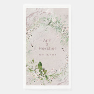 Whisper & Blush 2 Wedding Dinner Napkins