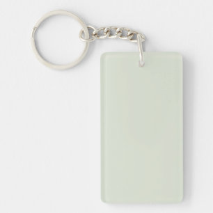 Whisper Green Solid Colour Key Ring