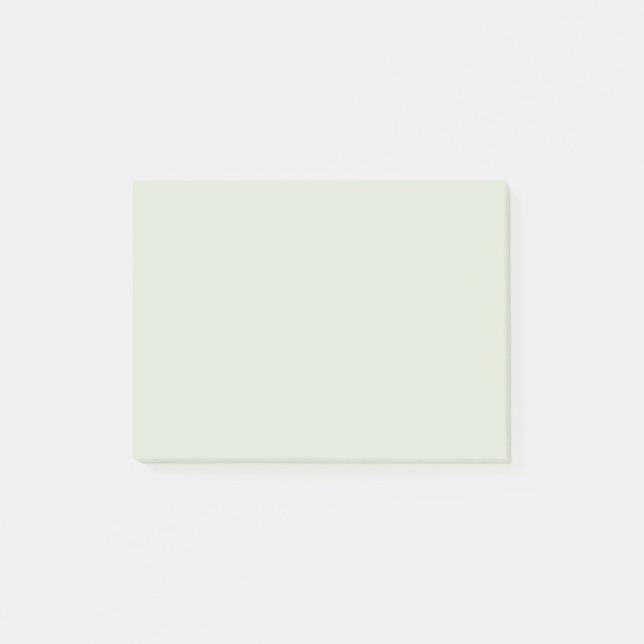 Whisper Green Solid Colour Post-it Notes (Front)