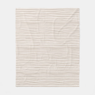 Whisper Lines Fleece Blanket