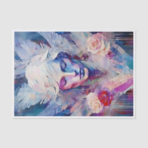 Whisper My Name, Guardian Angel, Paper Collage 