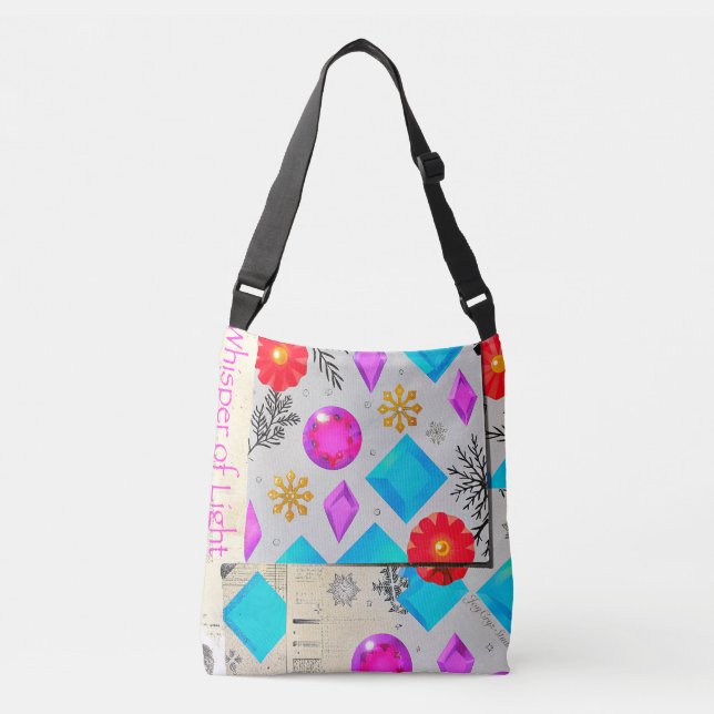 Whisper of Light – Gem Pattern Shoulder Bag (Front)
