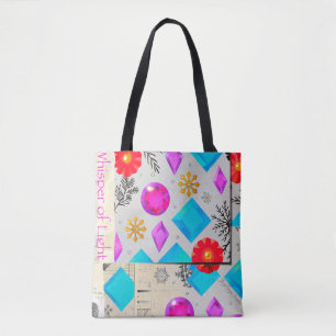 Whisper of Light Gem Pattern Tote Bag