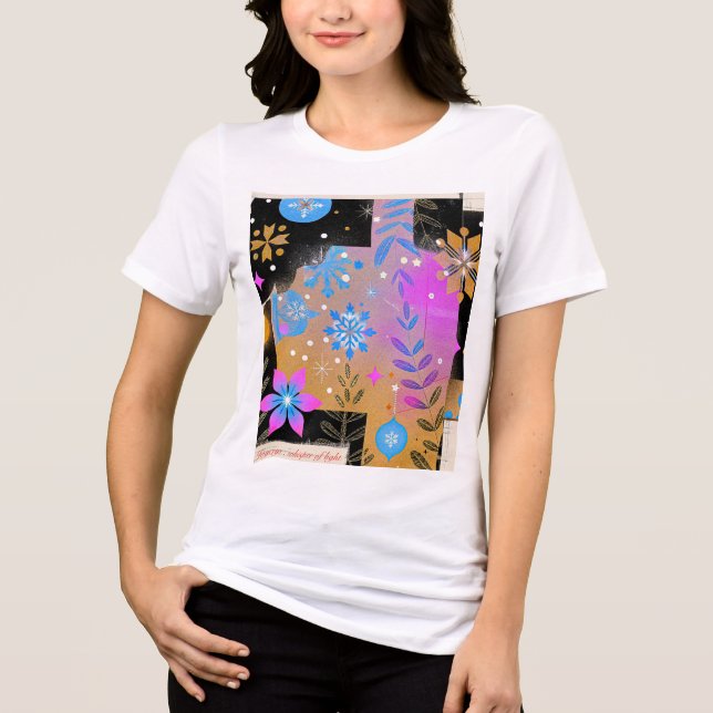Whisper of Light – Pink & Blue Dream Tee (Front)