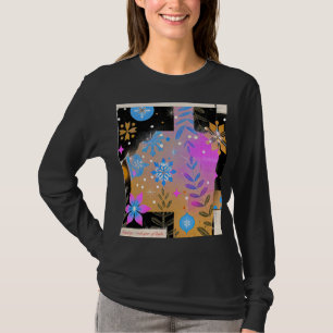 Whisper of Light – Pink & Blue Gold Long Sleeve T-Shirt