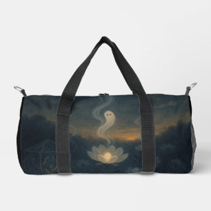 Whisper of the Bloom – Personalised Gothic Floral Duffle Bag