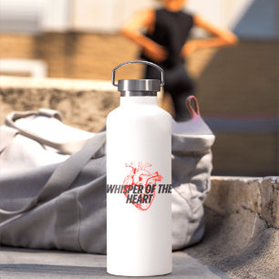 Whisper of the Heart – Elegant Minimalist 710 Ml Water Bottle