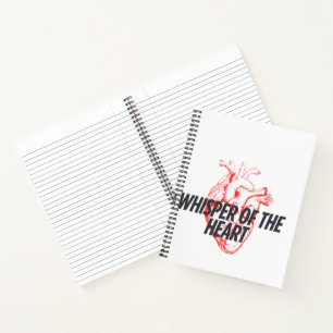 Whisper of the Heart – Elegant Minimalist Notebook