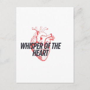 Whisper of the Heart – Elegant Minimalist Postcard