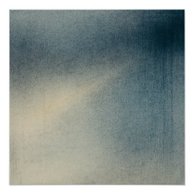 Whisper of the Rainlight Pt2 Japandi Blue Poster (Front)