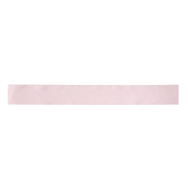 Whisper Pink Solid Colour 3 inch Ribbon Satin Ribbon (Front)