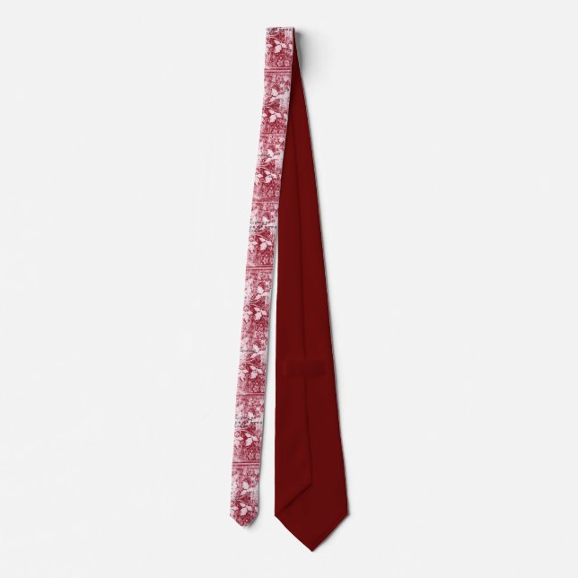 Whispered Conversations (red) Tie (Back)
