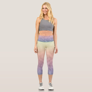 Whispered Pastels Capri Leggings