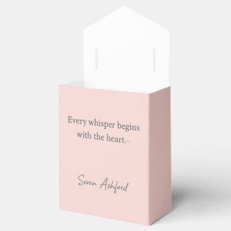 Whispered Words Favour Box