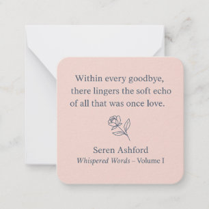 Whispered Words-Volume 1_card# 12 Card