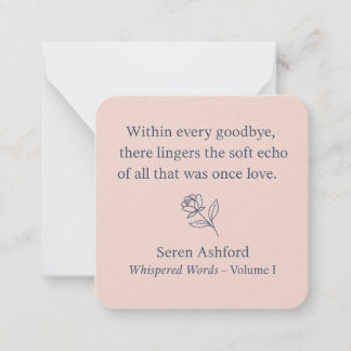 Whispered Words-Volume 1_card# 12 Card