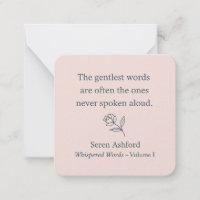 Whispered Words- Volume 1. Card# 3