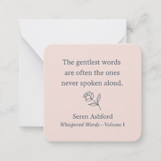 Whispered Words- Volume 1. Card# 3 Card