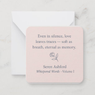 Whispered Words_Volume 1_Card #4 Card