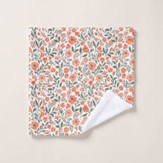 Whispering blossoms of grace wash cloth