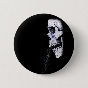 Whispering Bones 6 Cm Round Badge