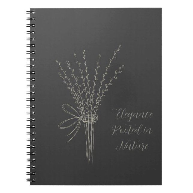 Whispering Branches Botanical Notebook (Front)