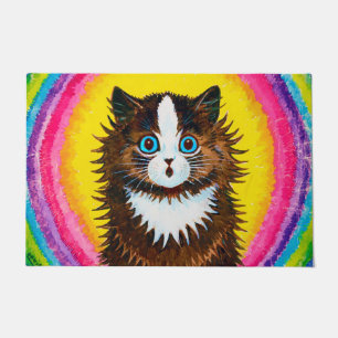 Whispering Cat, Louis Wain Doormat