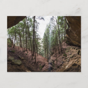 Whispering Cave, Hocking Hills SP, Ohio Postcard