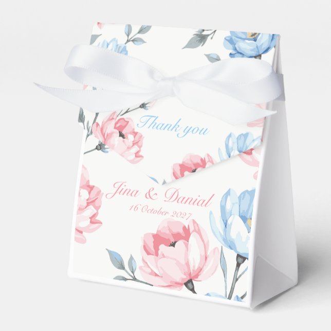 Whispering Garden Favour Box (Front Side)