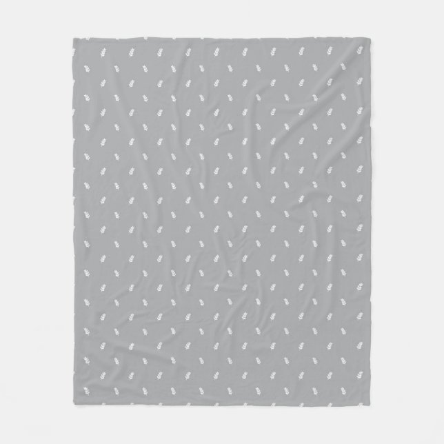 Whispering Leaves Comfort Fleece Blanket (Front)