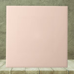 Whispering Peach Solid Colour Tile<br><div class="desc">Whispering Peach Solid Colour</div>