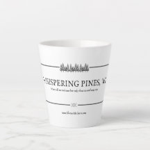 Whispering Pines Logo Mug