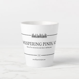 Whispering Pines Logo Mug