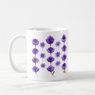 Whispering Purple Blossoms Coffee Mug