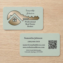 Whispering Sage Gold Key QR Code Real Estate